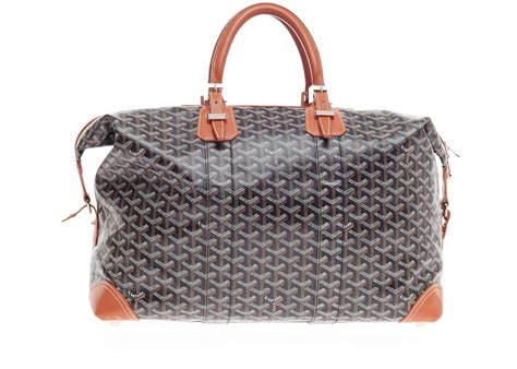 Goyard Bowling 45 bag Black / Brown 